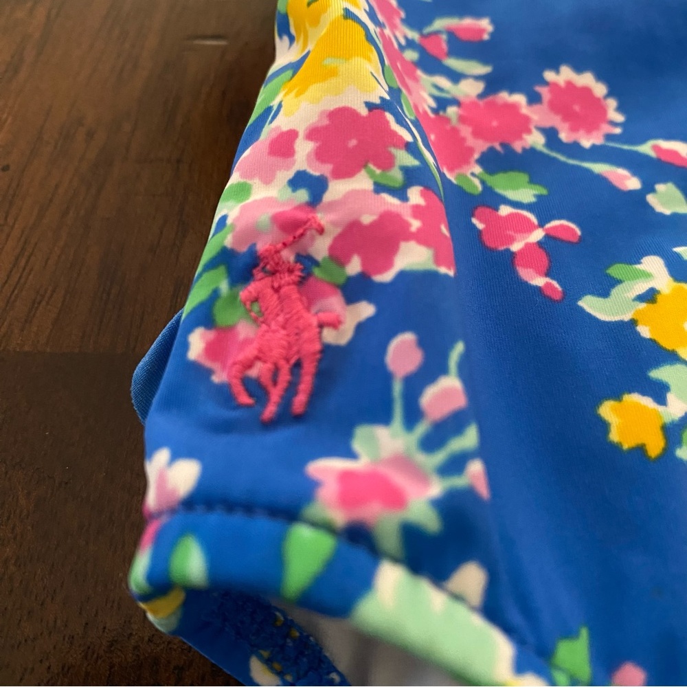 Ralph Lauren Floral Print One Piece Swimsuit - Picture 4 of 7